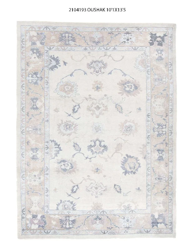 carpet cleaning for allergies-10x13 Modern Oushak Area Rug