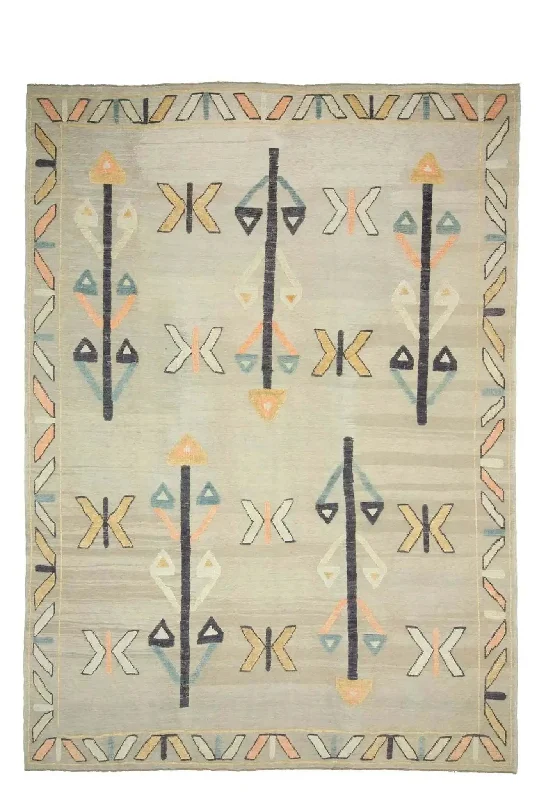 how to clean olefin carpet-10x14 Colorful Modern Turkish Area Rug