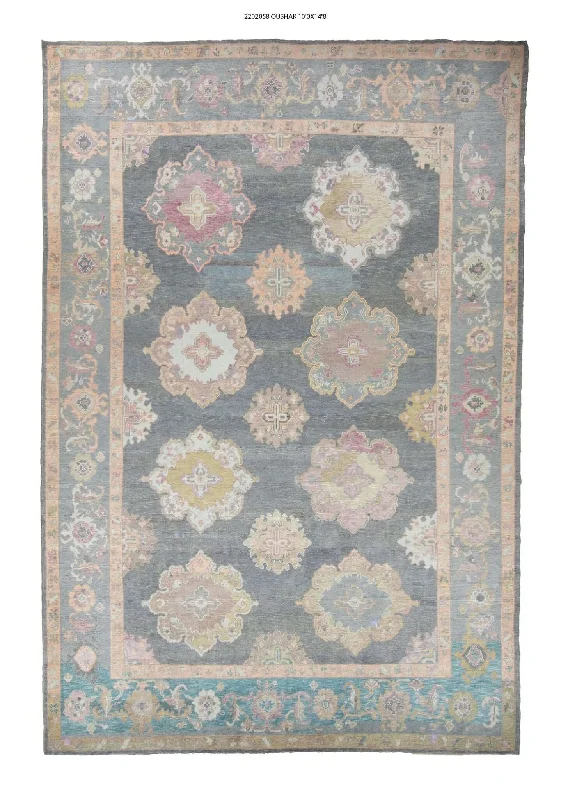 carpet installation for modern homes-10x15 Moden Oushak Area Rug