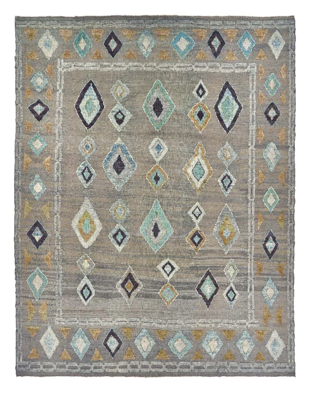 carpet underlay for luxury feel-12x15 Modern Turkish Area Rug