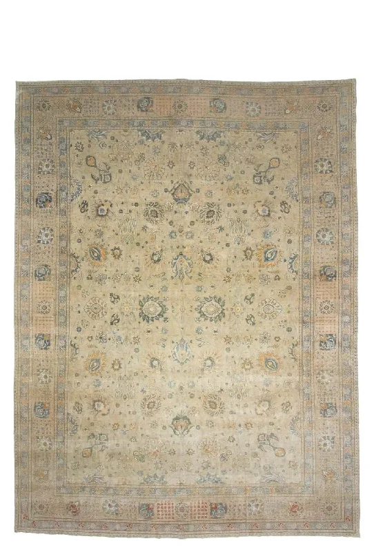 affordable carpet steam cleaning locally-13x18 Old & Vintage Turkish Area Rug