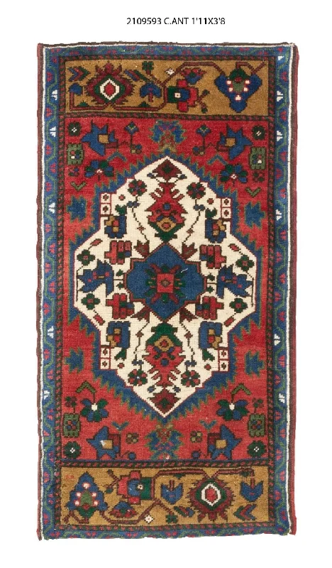 affordable carpet rolls wholesale-2x4 Old & Vintage Turkish Area Rug