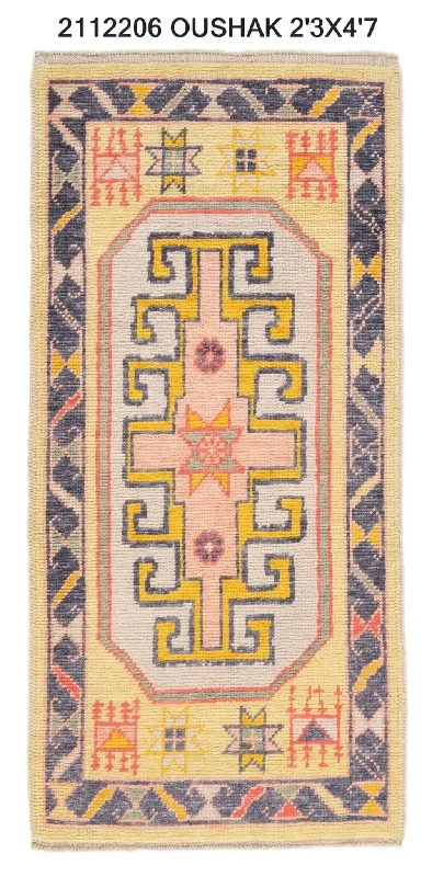 carpet installation near me cost-2x5 Modern Oushak Area Rug