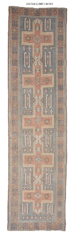 carpet installation for cozy homes-3x10 Old & Vintage Turkish Area Runner Rug