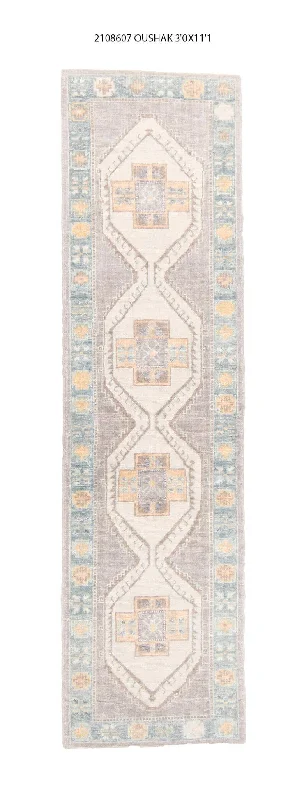 commercial carpet cleaning rates-3x11 Modern Oushak Area Runner Rug