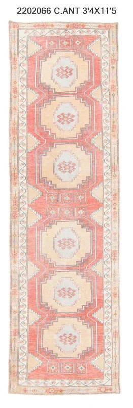 how to clean boucle carpet-3x11 Old & Vintage Turkish Area Runner Rug