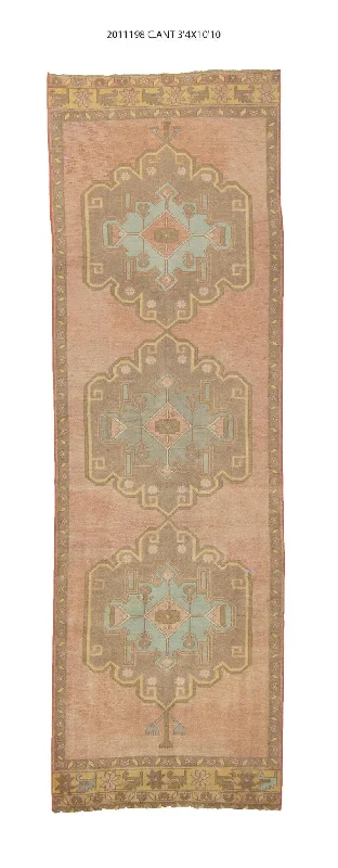 best carpet cleaner for tough stains-3x11 Old & Vintage Turkish Area Runner Rug