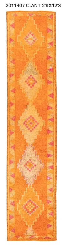 best vacuum for thick carpets-3x12 Old & Vintage Turkish Area Runner Rug