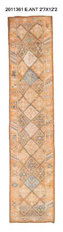 carpet cleaning with vinegar solution-3x12 Old & Vintage Turkish Area Runner Rug