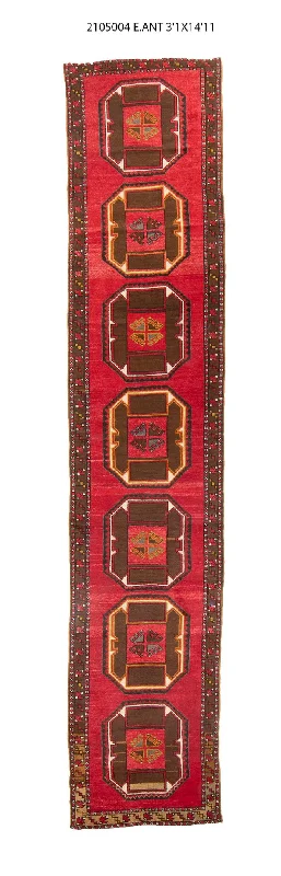 carpet seam tape near me prices-3x15 Old & Vintage Turkish Area Runner Rug