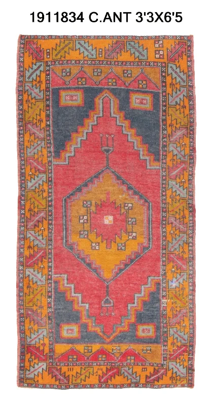 affordable carpet cleaning for seniors-3x6 Old & Vintage Turkish Area Rug