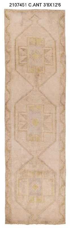 best carpet cleaner for rentals-4x13 Old & Vintage Turkish Area Runner Rug