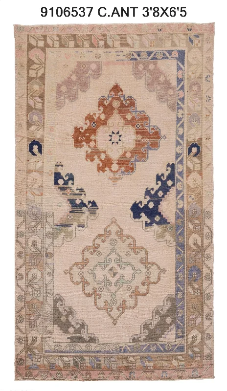 best carpet for minimalist design-4x6 Old & Vintage Turkish Area Rug