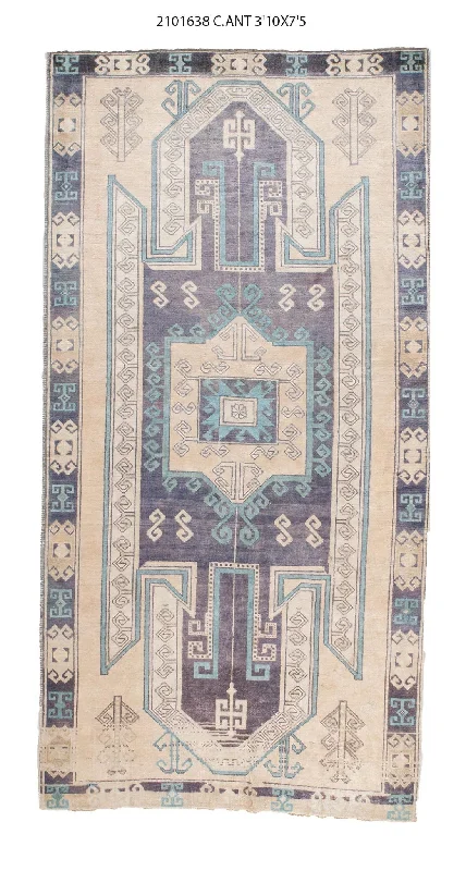 cleaning juice stains from carpet-4x7 Old & Vintage Turkish Area Rug