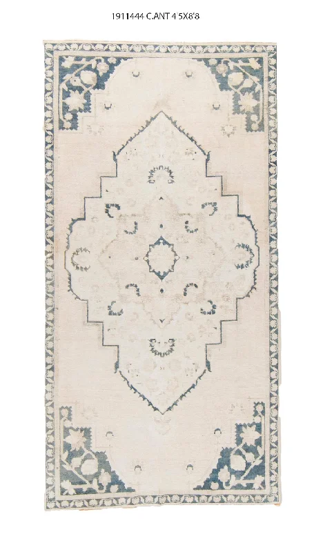 best carpet for kids play areas-4x9 Old & Vintage Turkish Area Rug