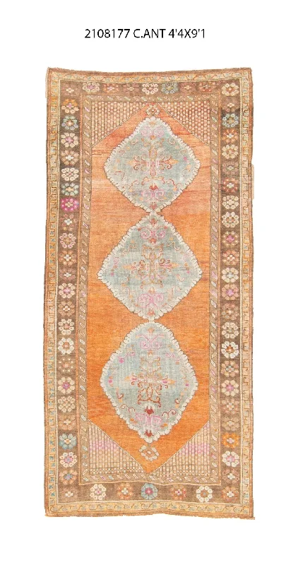 carpet cleaning with diy solutions-4x9 Old& Vintage Turkish Area Rug