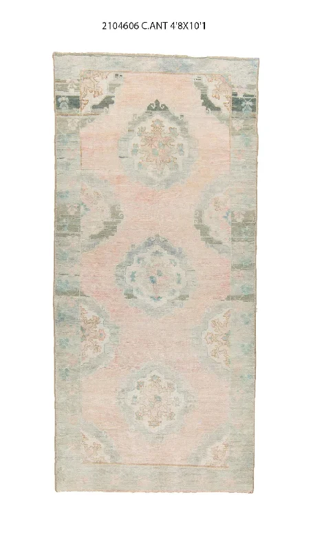 best carpet for dining rooms-5x10 Old & Vintage Turkish Area Rug