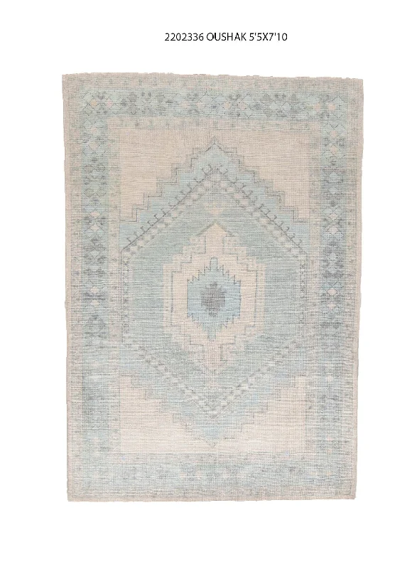 carpet repair for small burns-5x8 Moden Oushak Area Rug