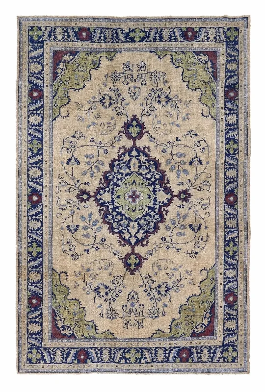 cleaning tea from carpet easily-8x13 Turkish Oushak Carpet Area Rug