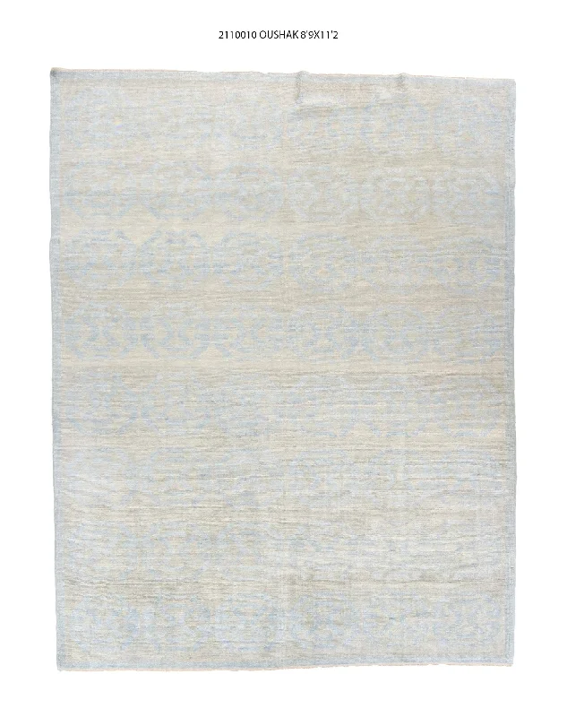 affordable carpet cleaning for rentals-9x11 Modern Oushak Area Rug