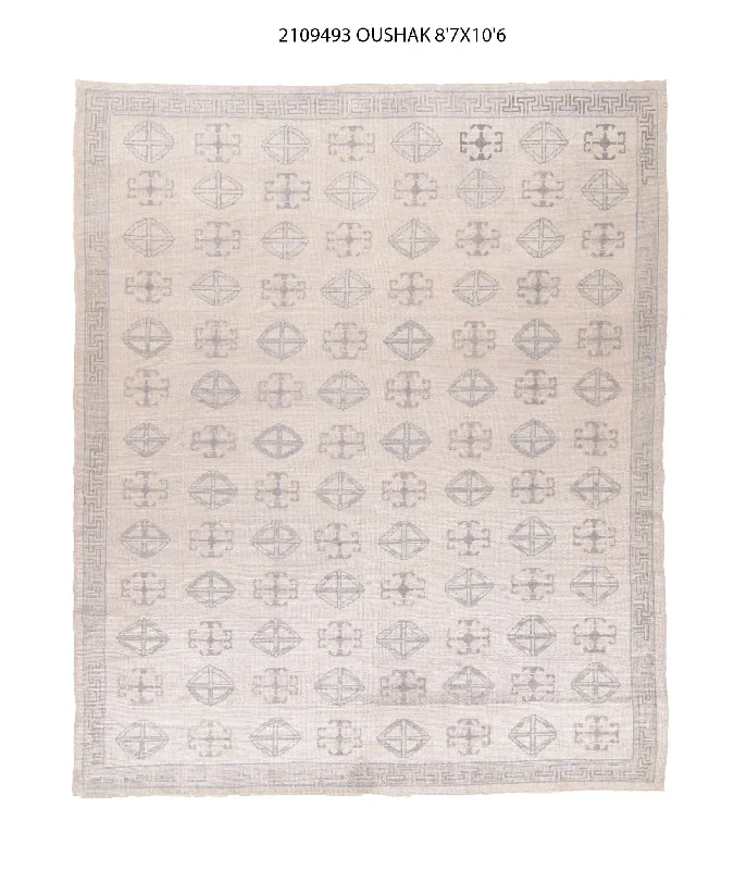 carpet water damage restoration-9x11 Modern Oushak Area Rug