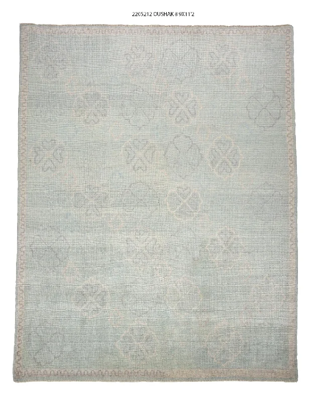 carpet binding services near me-9x11 Modern Oushak Area Rug