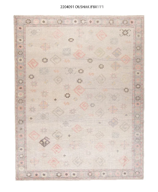 best carpet deodorizer powder-9x11 Modern Oushak Area Rug