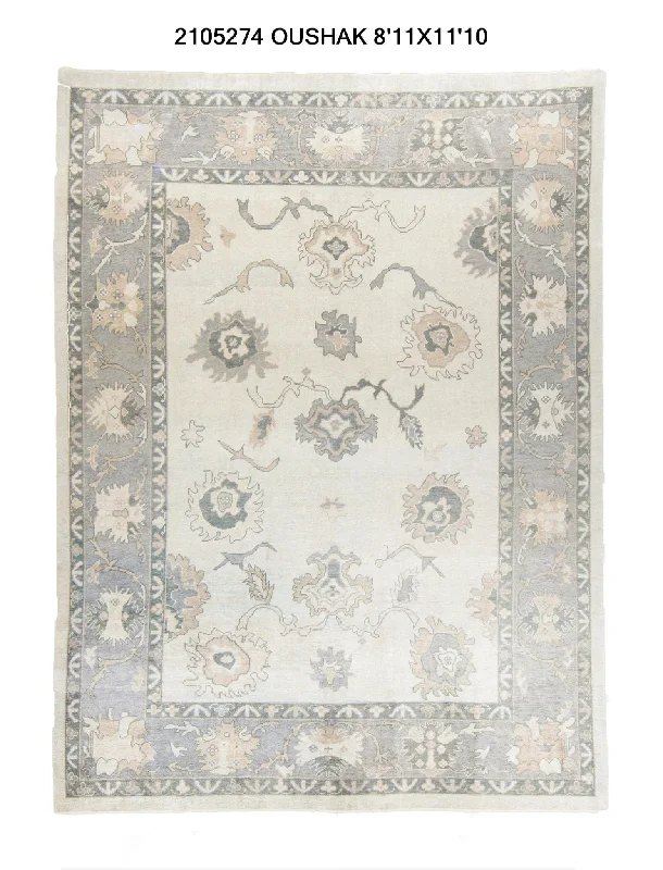 best carpet cleaning services-9x12 Modern Oushak Area Rug