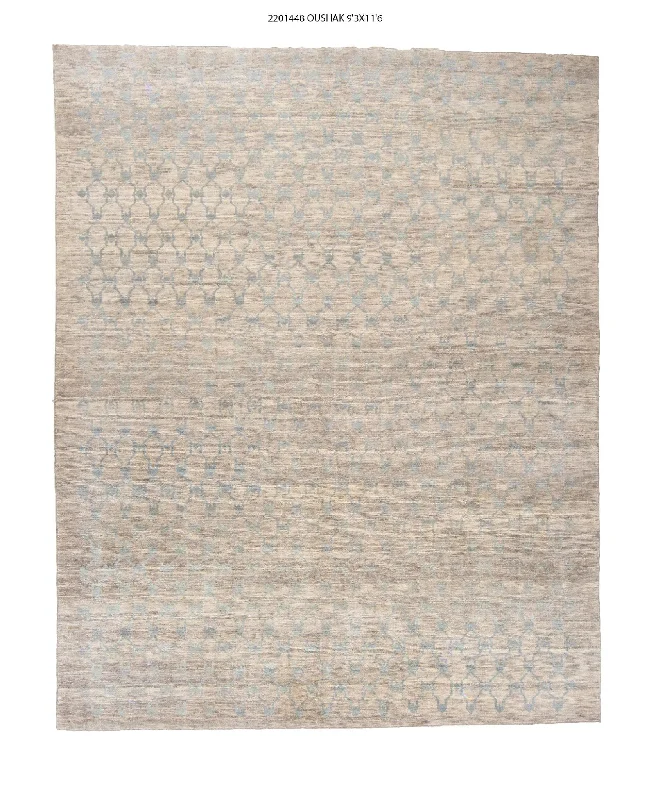 carpet padding for hardwood floors-9x12 Modern Oushak Area Rug