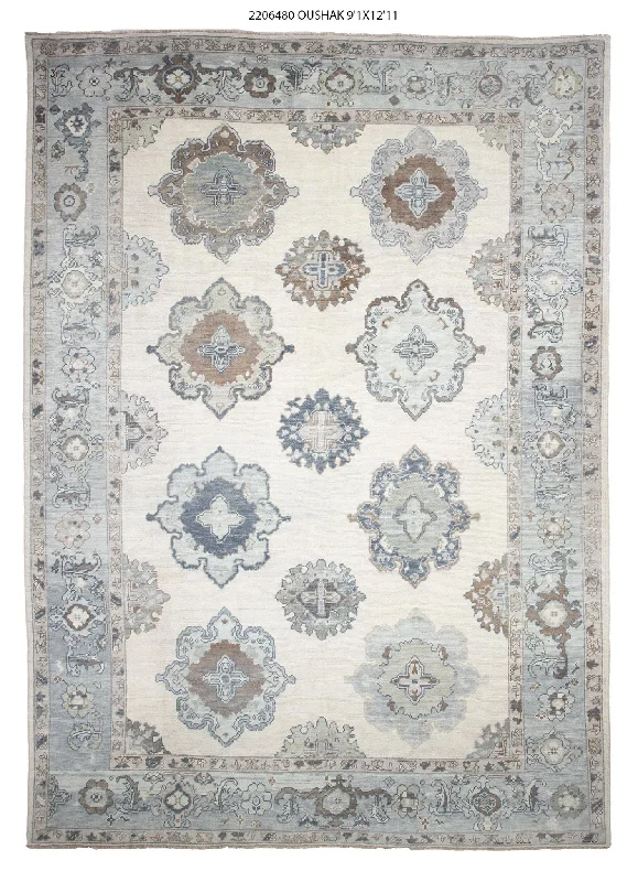 deep cleaning carpets naturally-9x13 Modern Oushak Area Rug