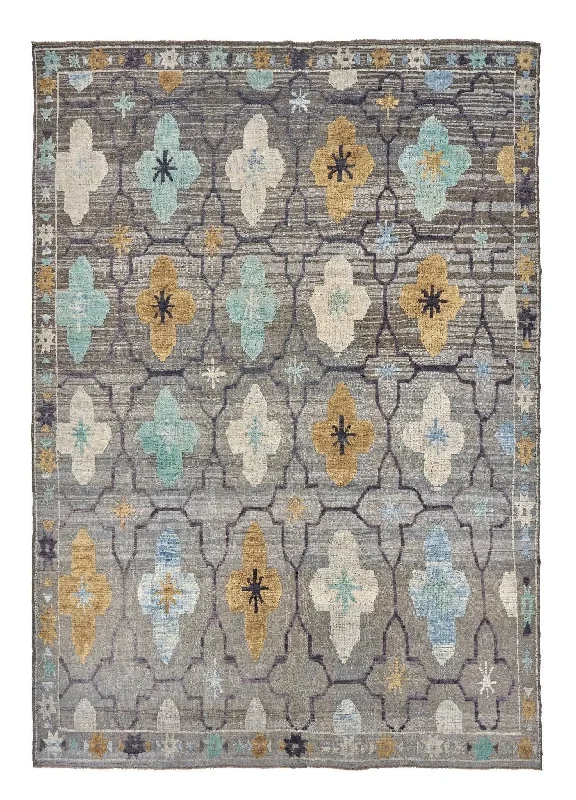 carpet repair for water damage spots-9x14 Modern Turkish Area Rug