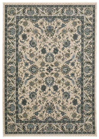 carpet padding for sound dampening-Aberdeen 70I Blue Rug