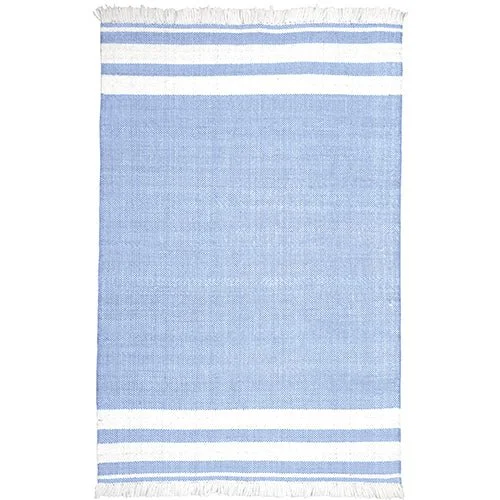 carpet padding types explained-Asbury 82375BLU Blue Rug