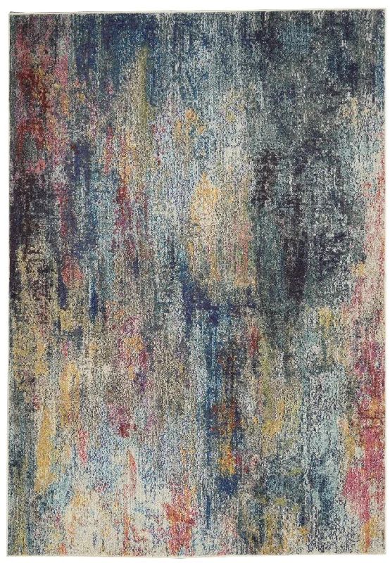 cleaning juice from carpet naturally-Celestial CES16 Multicolor Rug