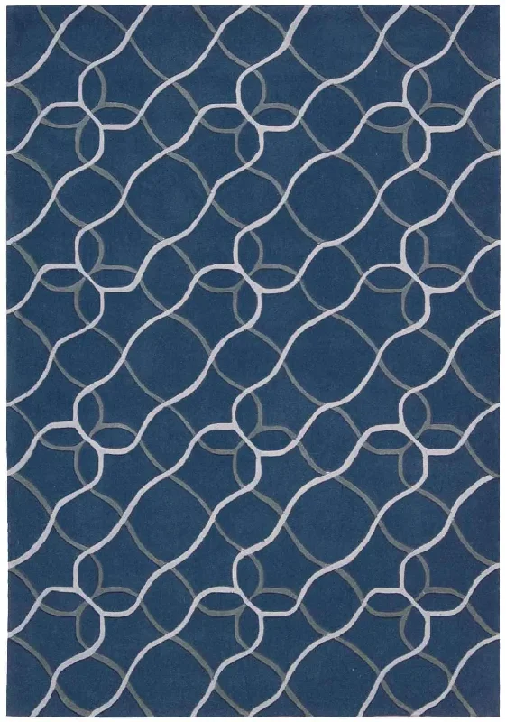 carpet cleaning for eco homes-Contour CON41 Denim Rug