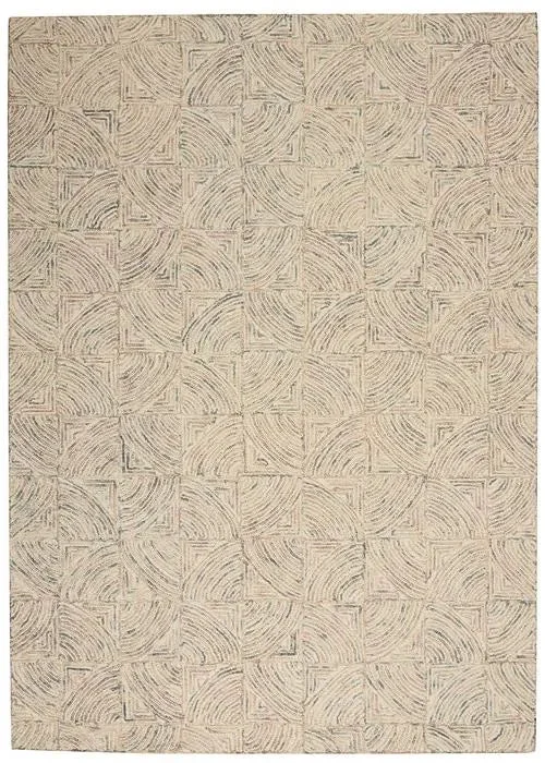 affordable carpet cleaning solutions-Interlock ITL05 Ivory/Multi Rug