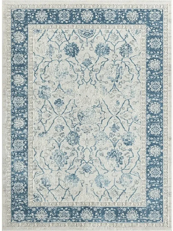 carpet cleaning for Airbnb rentals-Isabella 81781GBU Grey/Blue Rug