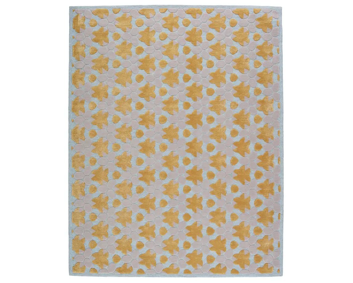 carpet stain removal with dish detergent-Jaipur Wunderkammer JWK03 Light Blue/Gold Rug