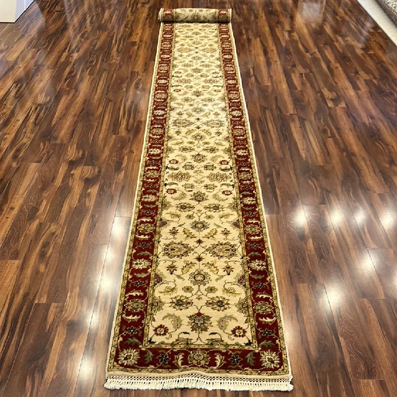 carpet binding near me prices-Kaoud Rugs 2.6X20 Runner BEIGE ANT. MAHAL Area Rug