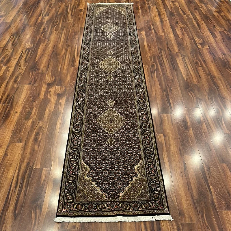 how to remove oil stains carpet-Kaoud Rugs 2.7X14.1 Runner BLACK TABRIZ-M Area Rug