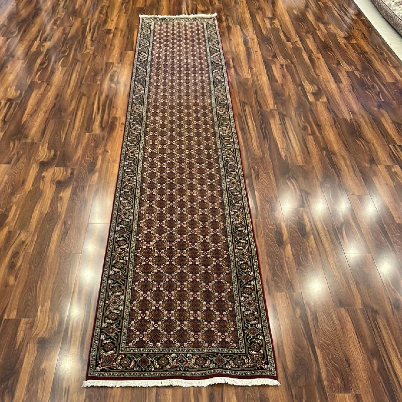 how to fix carpet wear spots-Kaoud Rugs 2.8X14.1 Runner BURGUNDY TABRIZ-M Area Rug