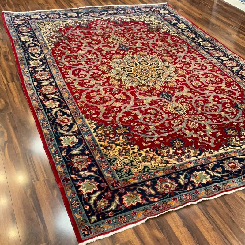 best carpet cleaner for rental properties-Kaoud Rugs 7.4X10.10 Rectangle RED KESHAN Area Rug