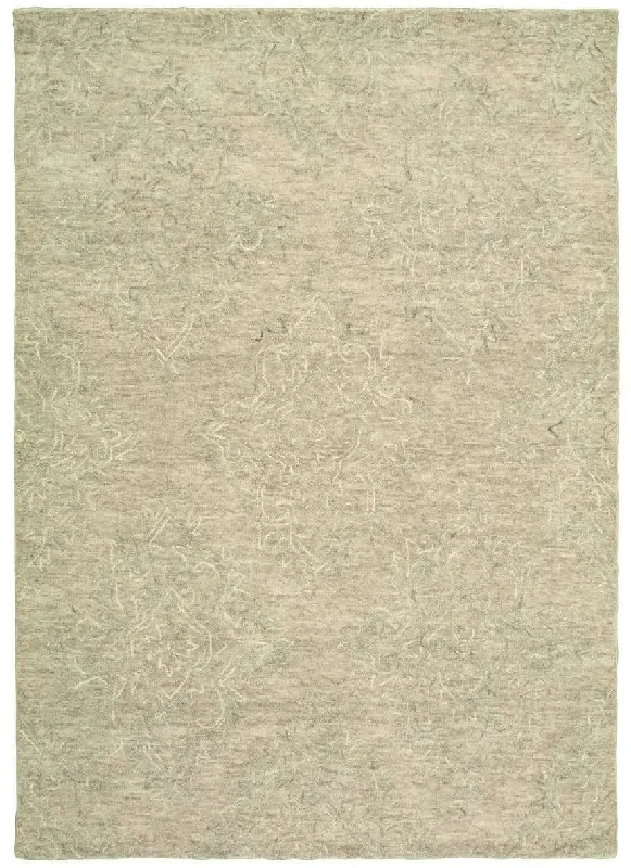 carpet underlay for small spaces-Karma LR21041 Light Grey Rug