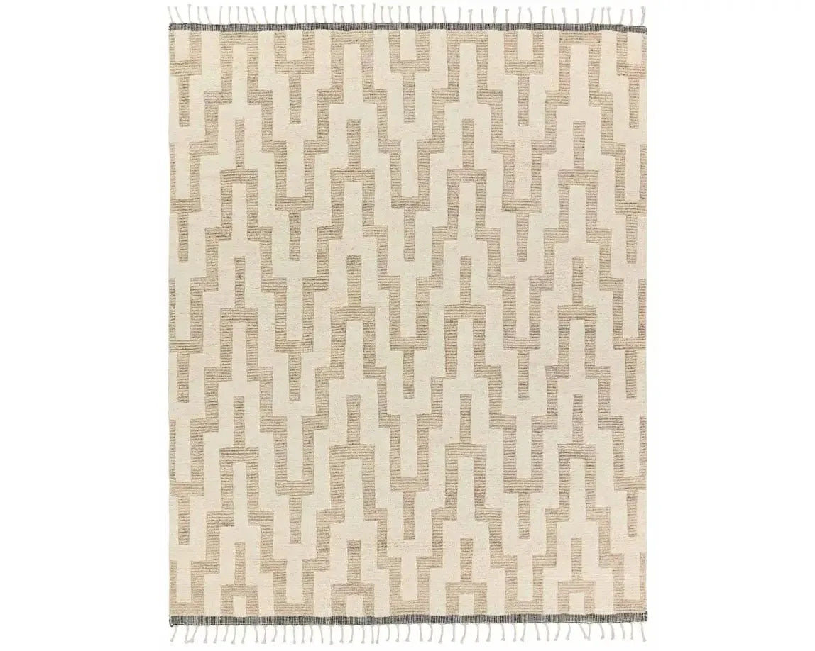 carpet underlay for pet owners-Keoka KEO08 Cream/Tan Rug