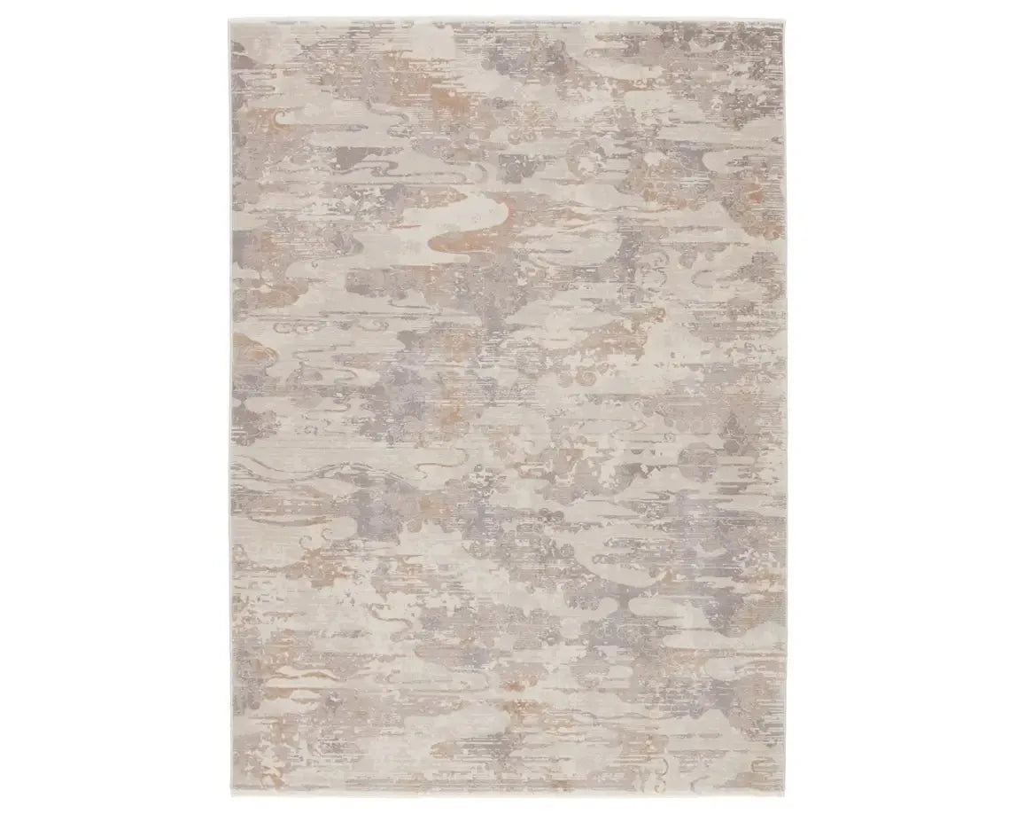 how to fix carpet loose threads-Land Sea Sky LNS01 Beige/Grey Rug