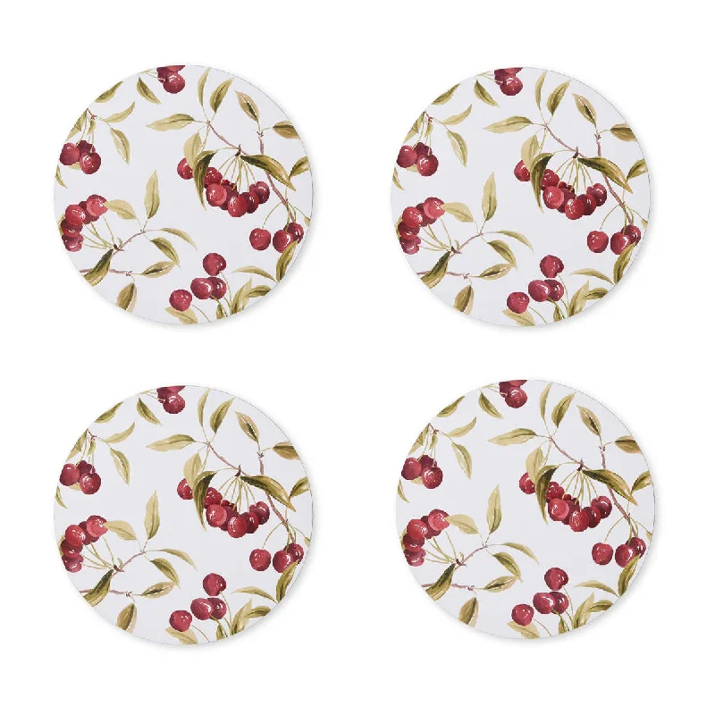 How to create a home budget-Madras Link Cherry Round Placemat Set of 4