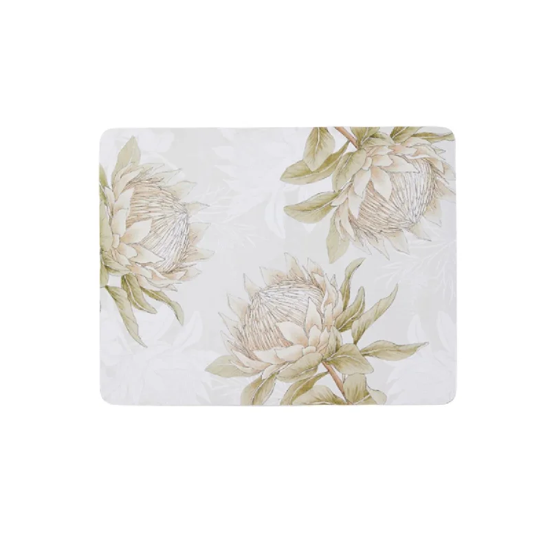 Affordable outdoor tables-Madras Link King Protea Rectangle Placemat 34x26cm (Set of 4)