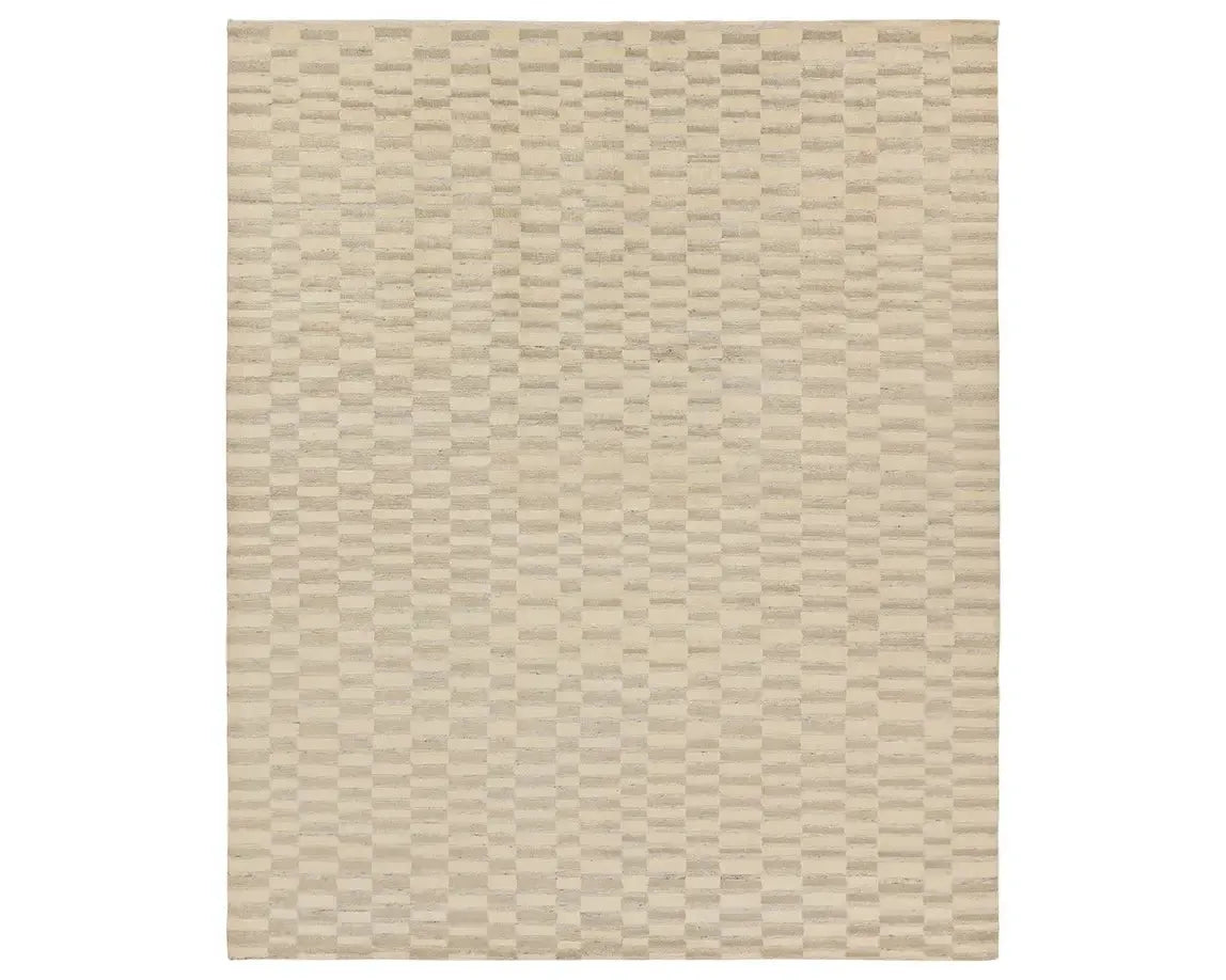 carpet padding for hardwood floors-Martel MTL01 Cream/Grey Rug