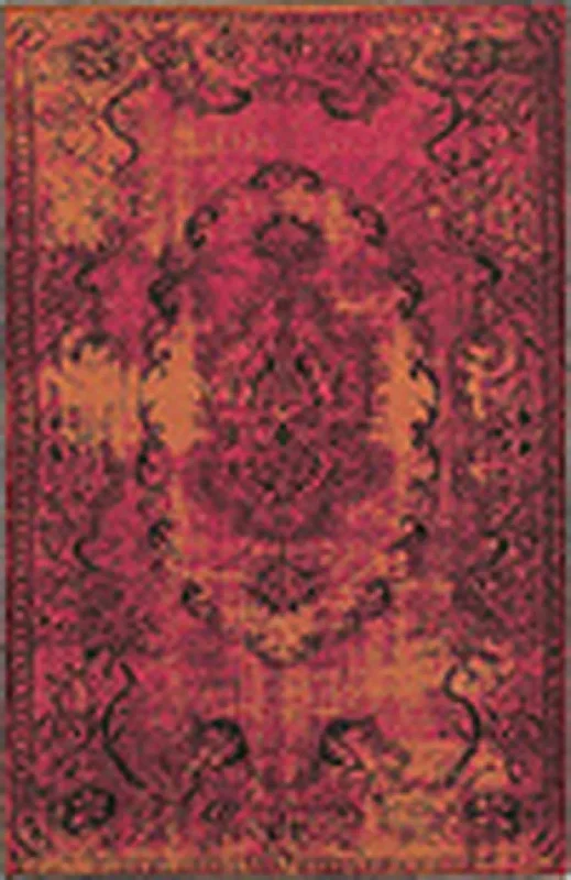 how to fix carpet pulling-Revival 6314B Pink Yellow Rug