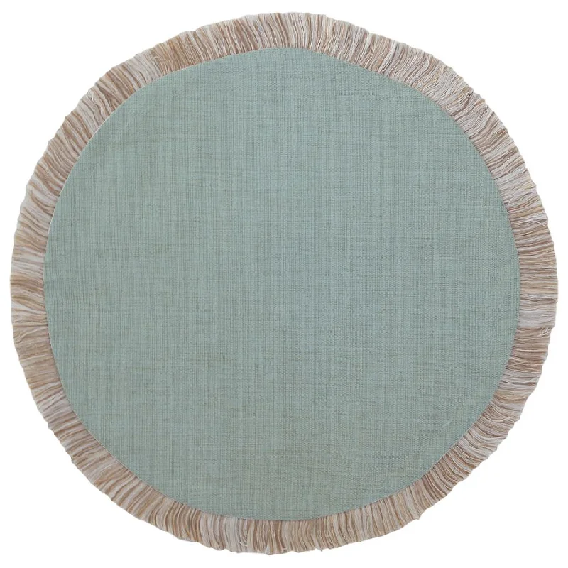 Cheap car insurance options-Round Placemat-Solid-Seafoam-40cm